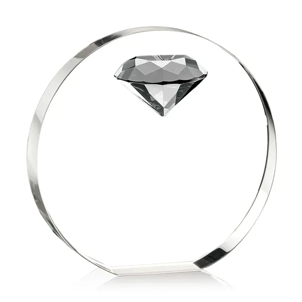 Our tapered optical crystal disc is highlighted with a sparkling faceted... from ASI 84592 St Regis Group / St Regis