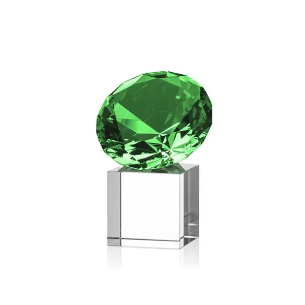 This award features a stunning emerald gemstone mounted onto a reflective... from ASI 84592 St Regis Group / St Regis