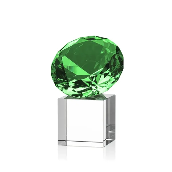 This award features a stunning emerald gemstone mounted onto a reflective... from ASI 84592 St Regis Group / St Regis