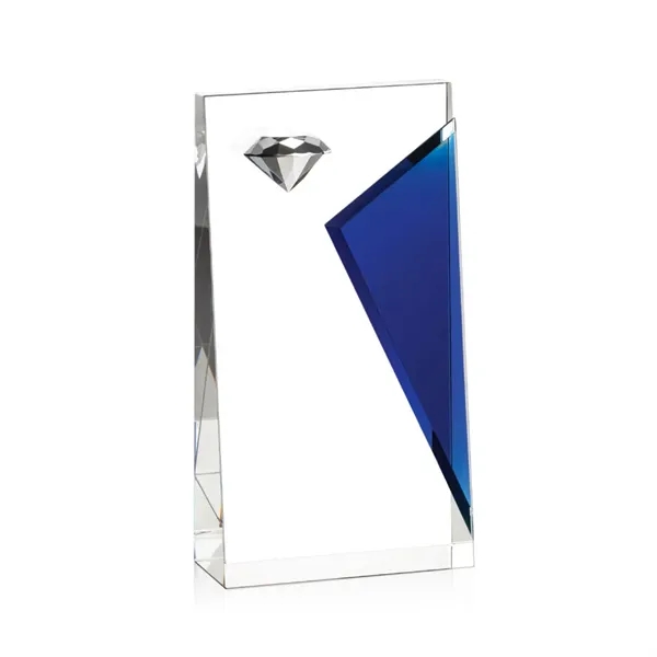 Our tapered optical crystal tower is accented with a dramatic cobalt... from ASI 84592 St Regis Group / St Regis