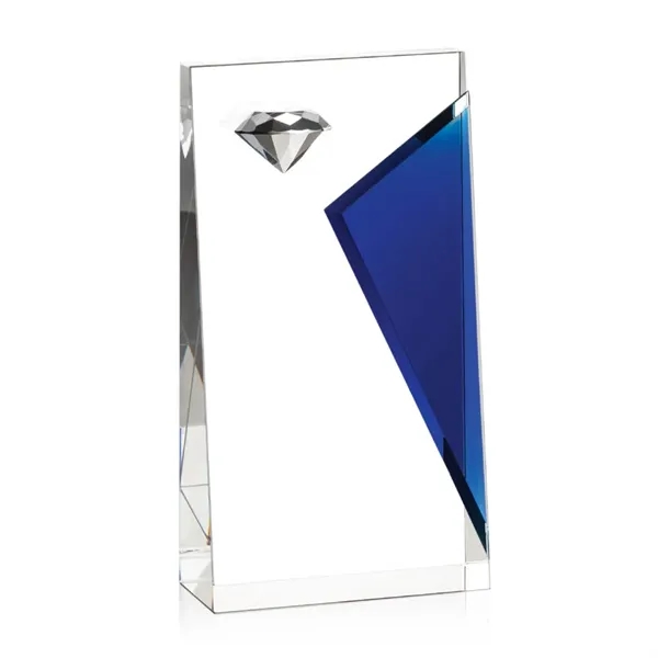 Our tapered optical crystal tower is accented with a dramatic cobalt... from ASI 84592 St Regis Group / St Regis