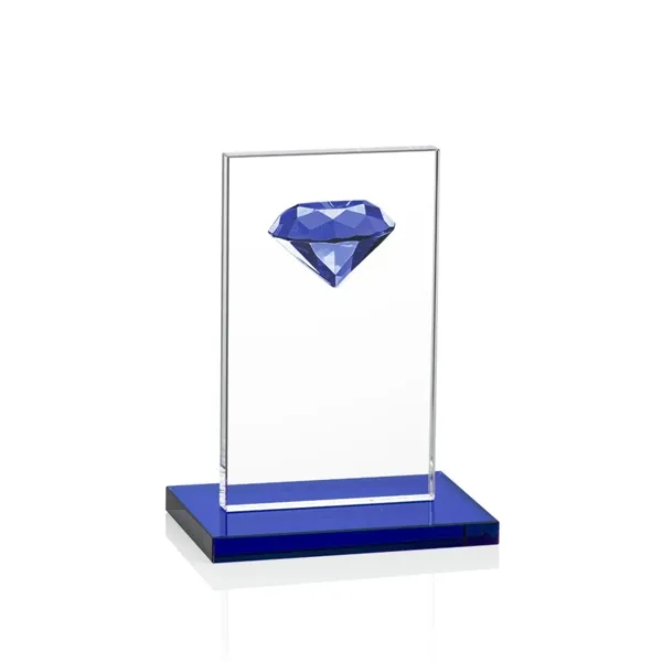 Dazzling Diamond Award Features a multi-faceted Sapphire Optical Diamond ornament perched... from ASI 84592 St Regis Group / St Regis