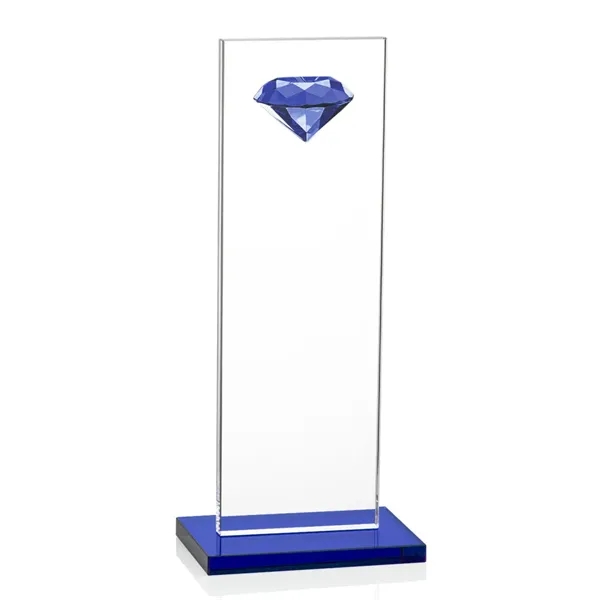 Dazzling Diamond Award Features a multi-faceted Sapphire Optical Diamond ornament perched... from ASI 84592 St Regis Group / St Regis