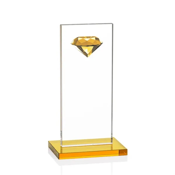 Dazzling Diamond Award Features a multi-faceted Amber Optical Diamond ornament perched... from ASI 84592 St Regis Group / St Regis