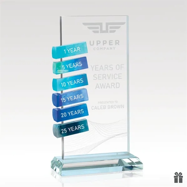 Clearly an exceptional perpetual award crafted in optical crystal with alluring... from ASI 93986 Visions/Awardcraft / Visions Awards