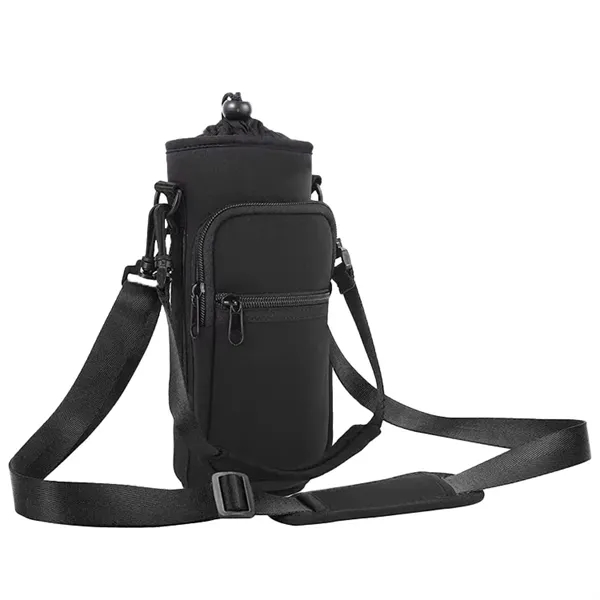 Durable Water Bottle Carrier Bag with adjustable strap, insulated interior, and... from ASI 63776 KTI Networks Inc / KTI Promo