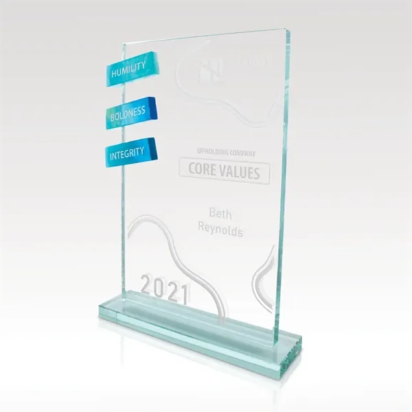 Fashioned in shining jade glass, the Nikoli Release is an uniquely... from ASI 93986 Visions/Awardcraft / Visions Awards