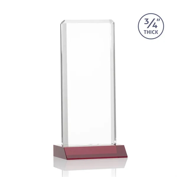 The Southport Award features a beveled Starfire Crystal with a Red... from ASI 84592 St Regis Group / St Regis