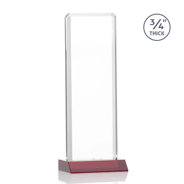 The Southport Award features a beveled Starfire Crystal with a Red... from ASI 84592 St Regis Group / St Regis