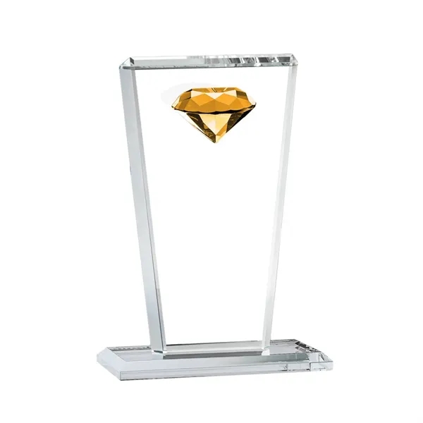 This tapered Crystal Award features a sparkling faceted gemstone to give... from ASI 84592 St Regis Group / St Regis