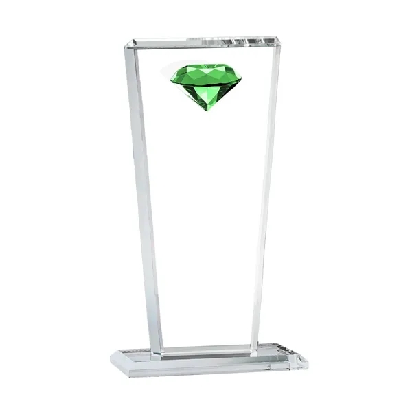 This tapered Crystal Award features a sparkling faceted gemstone to give... from ASI 84592 St Regis Group / St Regis