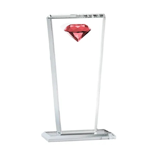 This tapered Crystal Award features a sparkling faceted gemstone to give... from ASI 84592 St Regis Group / St Regis