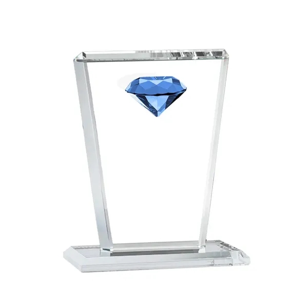 This tapered Crystal Award features a sparkling faceted gemstone to give... from ASI 84592 St Regis Group / St Regis