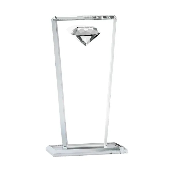 This tapered Crystal Award features a sparkling faceted gemstone to give... from ASI 84592 St Regis Group / St Regis