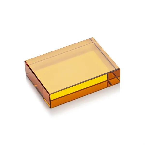 The Abbott Optical VividPrint™ Paperweight features a 1" thick 3" x... from ASI 84592 St Regis Group / St Regis