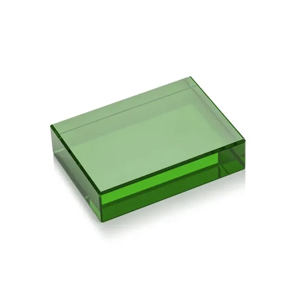 The Abbott Optical VividPrint™ Paperweight features a 1" thick 3" x... from ASI 84592 St Regis Group / St Regis