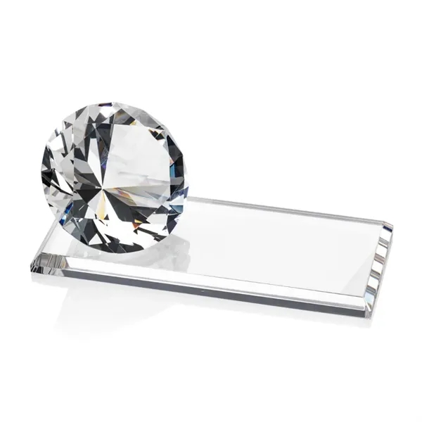 Our stunning clear diamond is mounted to a crystal clear starfire... from ASI 84592 St Regis Group / St Regis