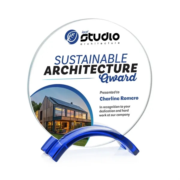 Celebrate achievement with the Starfire Crystal Holton VividPrint™ Award!... from ASI 84592 St Regis Group / St Regis