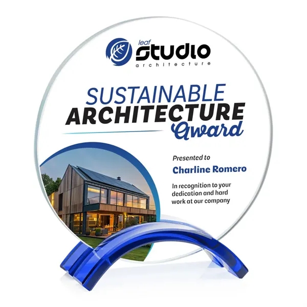 Celebrate achievement with the Starfire Crystal Holton VividPrint™ Award!... from ASI 84592 St Regis Group / St Regis