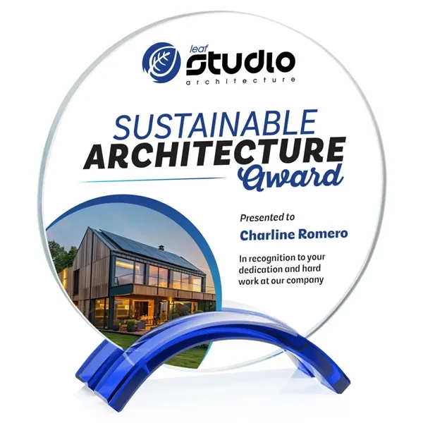 Celebrate achievement with the Starfire Crystal Holton VividPrint™ Award!... from ASI 84592 St Regis Group / St Regis