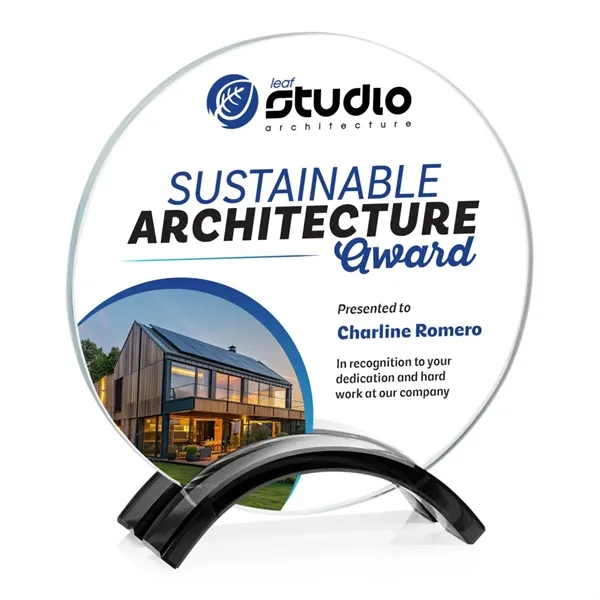 Celebrate achievement with the Starfire Crystal Holton VividPrint™ Award!... from ASI 84592 St Regis Group / St Regis