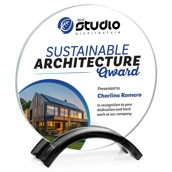 Celebrate achievement with the Starfire Crystal Holton VividPrint™ Award!... from ASI 84592 St Regis Group / St Regis