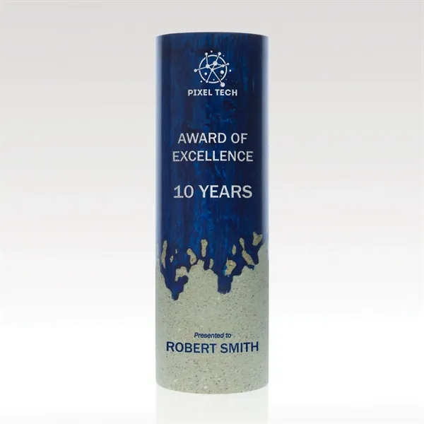 Sleek column award in concrete and resin... from ASI 93986 Visions/Awardcraft / Visions Awards