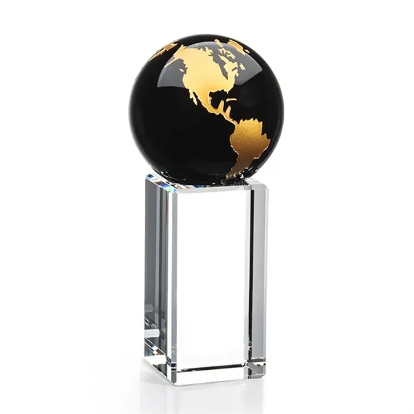 The Luz Globe award features a Black Optical Crystal globe perched... from ASI 84592 St Regis Group / St Regis