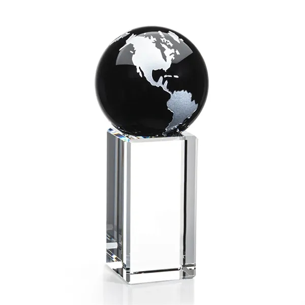 The Luz Globe award features a Black Optical Crystal globe perched... from ASI 84592 St Regis Group / St Regis