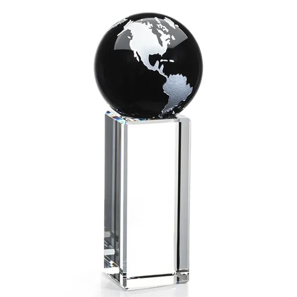 The Luz Globe award features a Black Optical Crystal globe perched... from ASI 84592 St Regis Group / St Regis
