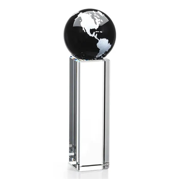 The Luz Globe award features a Black Optical Crystal globe perched... from ASI 84592 St Regis Group / St Regis