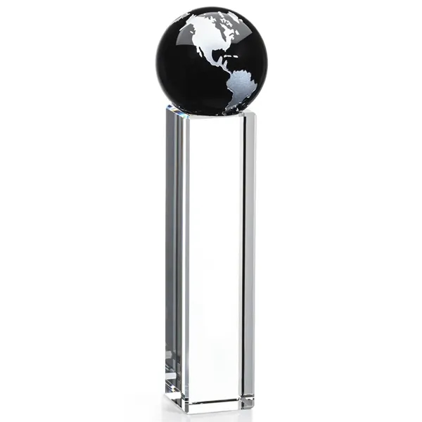 The Luz Globe award features a Black Optical Crystal globe perched... from ASI 84592 St Regis Group / St Regis
