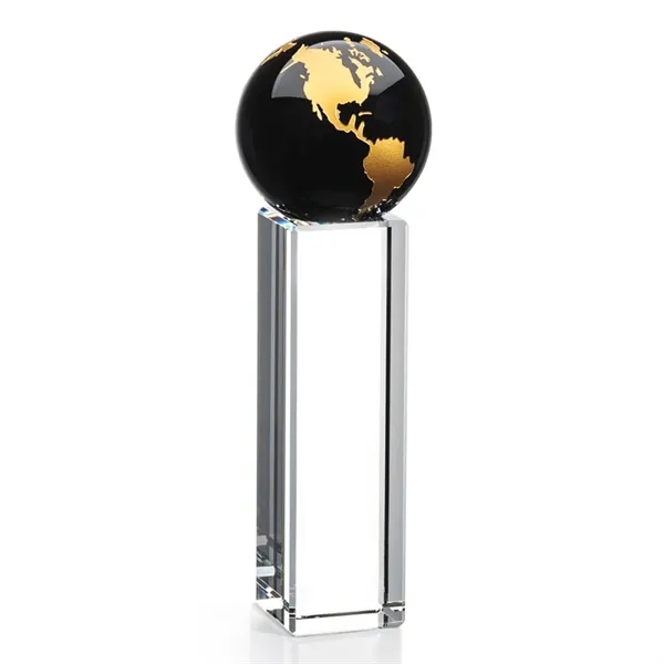 The Luz Globe award features a Black Optical Crystal globe perched... from ASI 84592 St Regis Group / St Regis