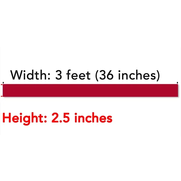 Resistor Strip™ 3' x 2.5". Non-latex. Large imprint area offers platform... from ASI 34345 Ad Bands Plus / Ad-Bands Alliance Rubber