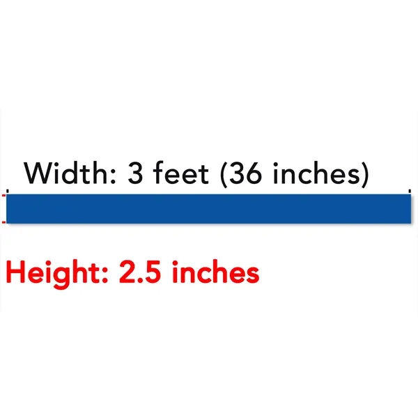 Resistor Strip™ 3' x 2.5". Non-latex. Large imprint area offers platform... from ASI 34345 Ad Bands Plus / Ad-Bands Alliance Rubber