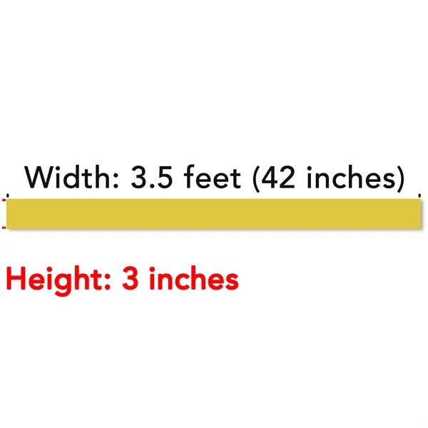 Resistor Strip™ 3.5' x 3". Non-latex. Large imprint area offers platform... from ASI 34345 Ad Bands Plus / Ad-Bands Alliance Rubber