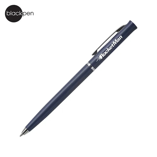 Blackpen Twist-Action Plastic Ballpoint Pen... from ASI 62820 International Merch Concepts
