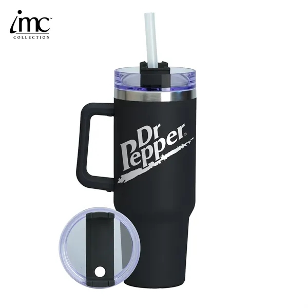 40 oz Stainless Steel Insulated Hot/Cold Tumbler with Straw... from ASI 62820 International Merch Concepts