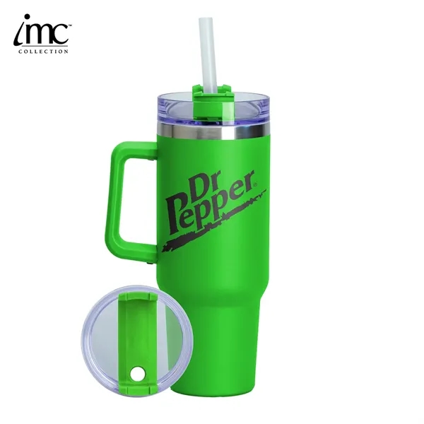 40 oz Stainless Steel Insulated Hot/Cold Tumbler with Straw... from ASI 62820 International Merch Concepts