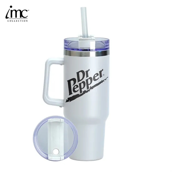 40 oz Stainless Steel Insulated Hot/Cold Tumbler with Straw... from ASI 62820 International Merch Concepts