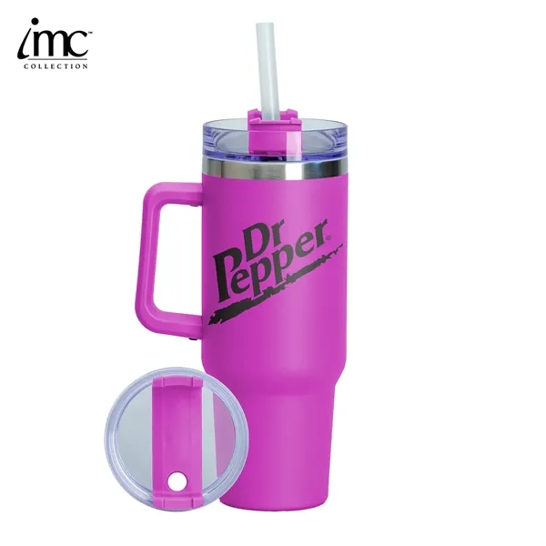 40 oz Stainless Steel Insulated Hot/Cold Tumbler with Straw... from ASI 62820 International Merch Concepts