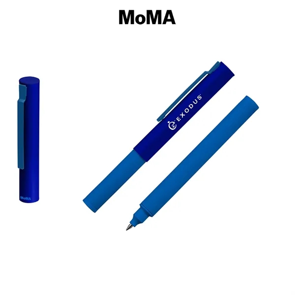 MoMA Pocket Cap-off Ballpoint Pen, Barrel Detail, Magnetic Cap... from ASI 62820 International Merch Concepts