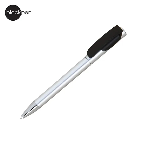 Blackpen Economical Plastic Ballpoint Pen, Silver, Color Clip... from ASI 62820 International Merch Concepts