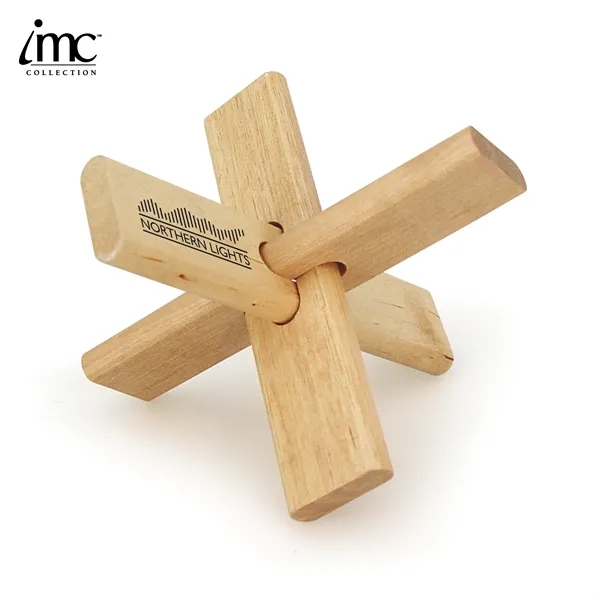 X-Shaped Solid Wooden Puzzle for Challenging Fun... from ASI 62820 International Merch Concepts