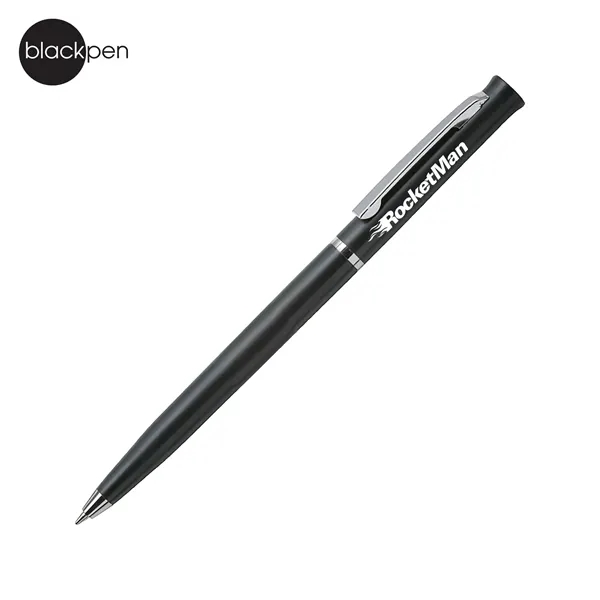 Blackpen Twist-Action Plastic Ballpoint Pen... from ASI 62820 International Merch Concepts