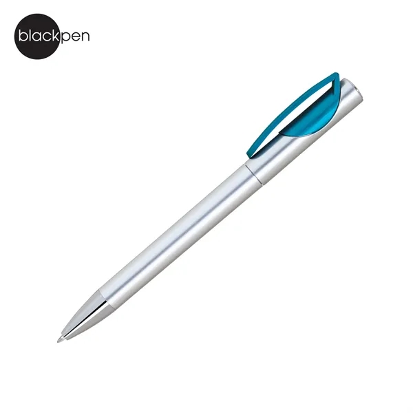 Blackpen Economical Plastic Ballpoint Pen, Silver, Color Clip... from ASI 62820 International Merch Concepts