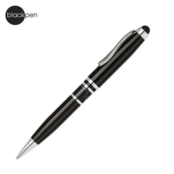 Blackpen Twist-Action Brass Ballpoint Pen and Stylus for Touchscreen Devices... from ASI 62820 International Merch Concepts
