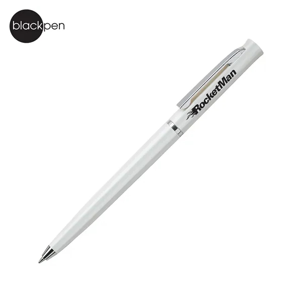 Blackpen Twist-Action Plastic Ballpoint Pen... from ASI 62820 International Merch Concepts