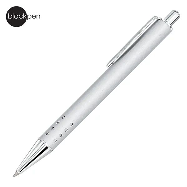 Blackpen Click-Action Ballpoint Pen in Matte with Chrome Points... from ASI 62820 International Merch Concepts
