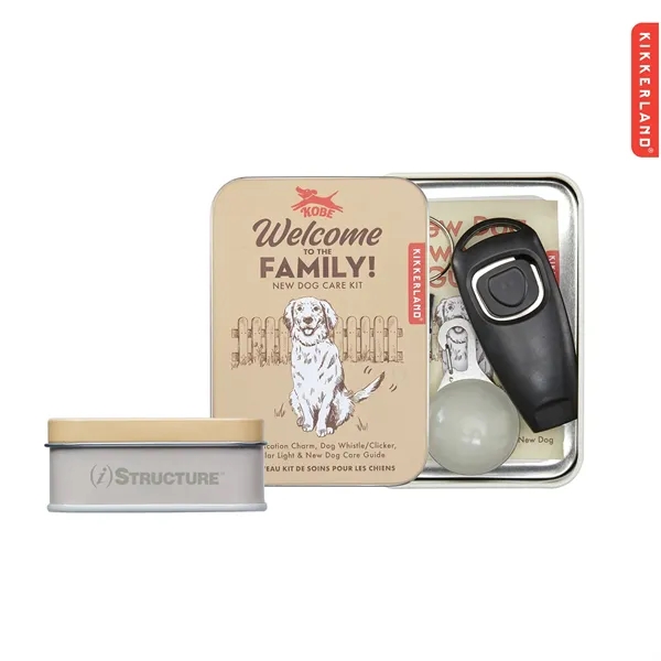 Your new dog welcoming kit tin comes with identification charm, dog... from ASI 62820 International Merch Concepts
